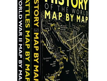 Map By Map Series By Peter Snow & DK 3 Books Collection Set - Non Fiction - Hardback Hot on Sale