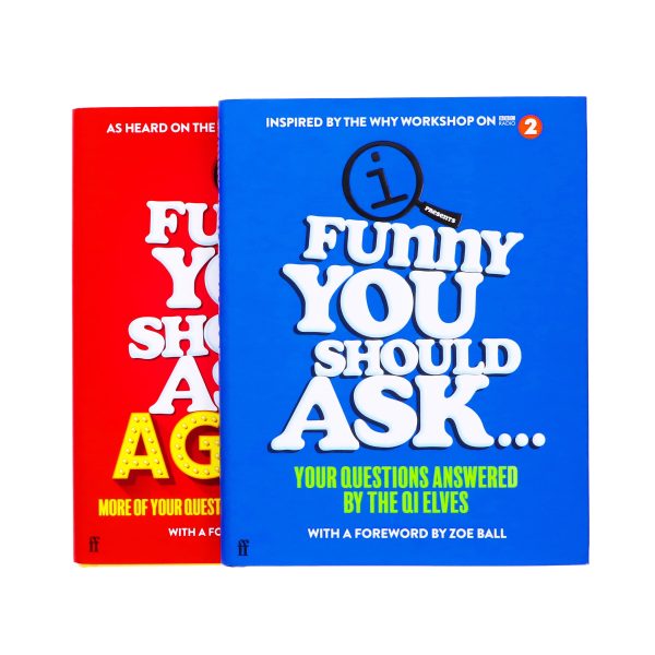 QI Funny You Should Ask Series By QI Elves 2 Books Collection Set - Non Fiction - Hardback Cheap