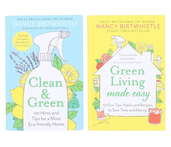 Nancy Birtwhistle Green Gardening (Clean And Green & Green Living Made Easy) 2 Books Set - Non Fiction- Paperback Hot on Sale