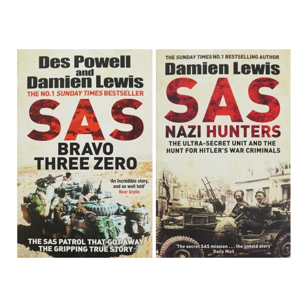 SAS: Damien Lewis & Des Powell 2 Books Collection set - Non fiction -Paperback Cheap