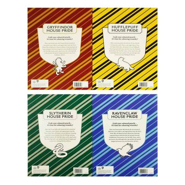 Harry Potter: An Official Colouring 4 Books Collection Set by Various Contributors - Paperback Online Hot Sale