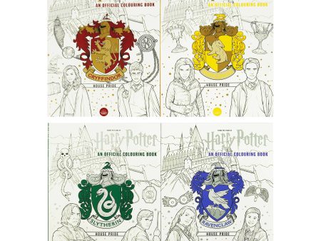 Harry Potter: An Official Colouring 4 Books Collection Set by Various Contributors - Paperback Online Hot Sale