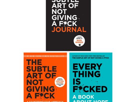 Mark Manson 3 Books Collection Set - Non-Fiction - Paperback Supply