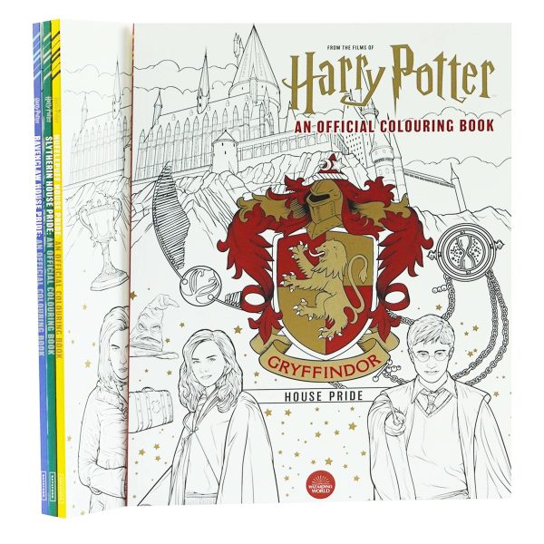 Harry Potter: An Official Colouring 4 Books Collection Set by Various Contributors - Paperback Online Hot Sale